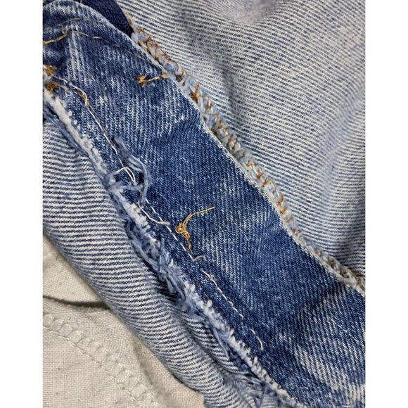 Vintage Levis 550 Jeans Acid Wash Distressed W 30 Relaxed Fit Blue Denim - Picture 13 of 13